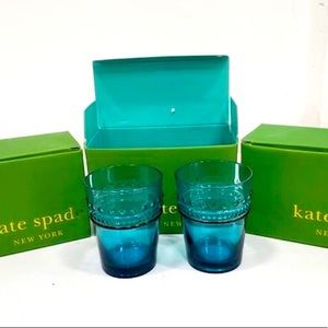 Kate Spade Wickford Double Old Fashion Whiskey Glass.